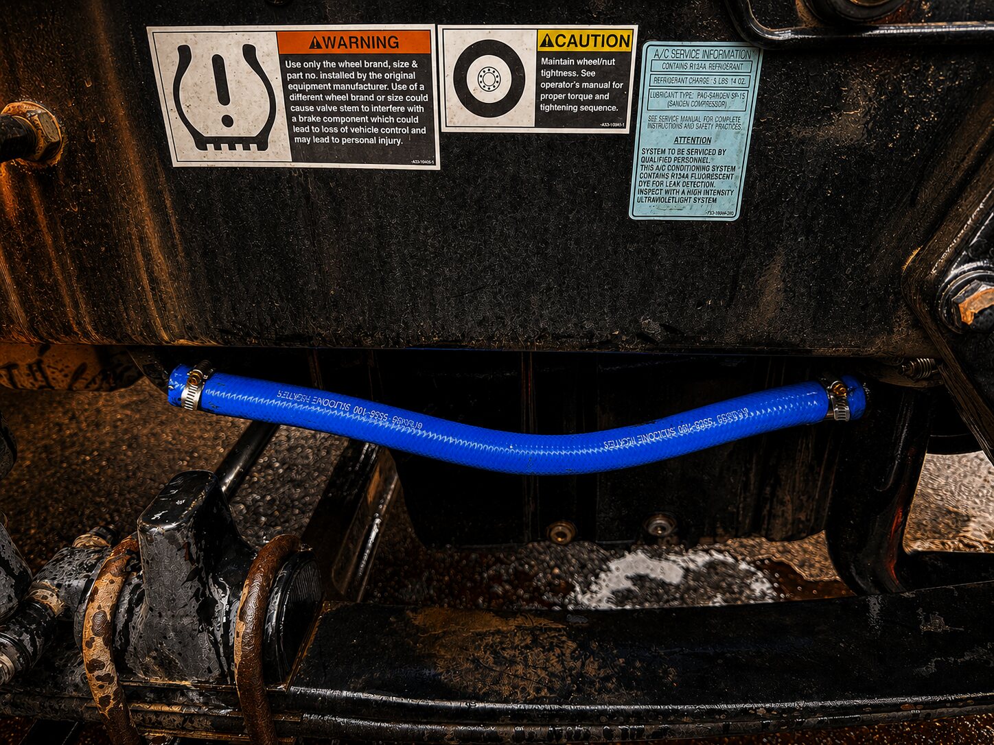 Hose Replacement: New hose installed
