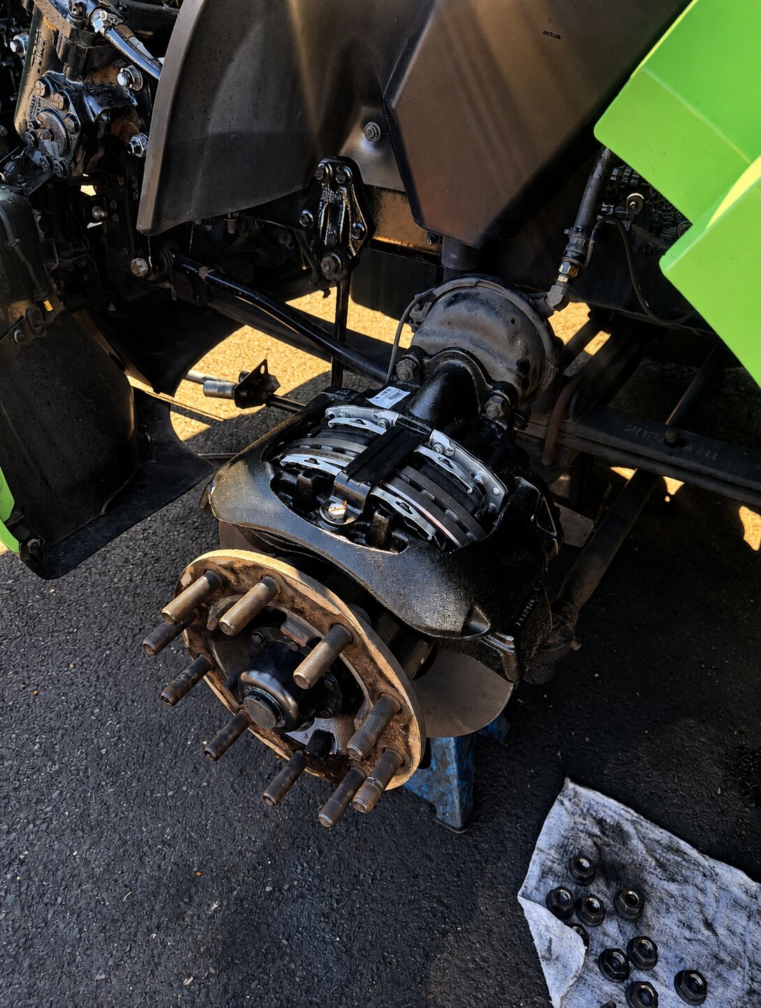 Wheel-End Brake Service: Completed wheel-end service