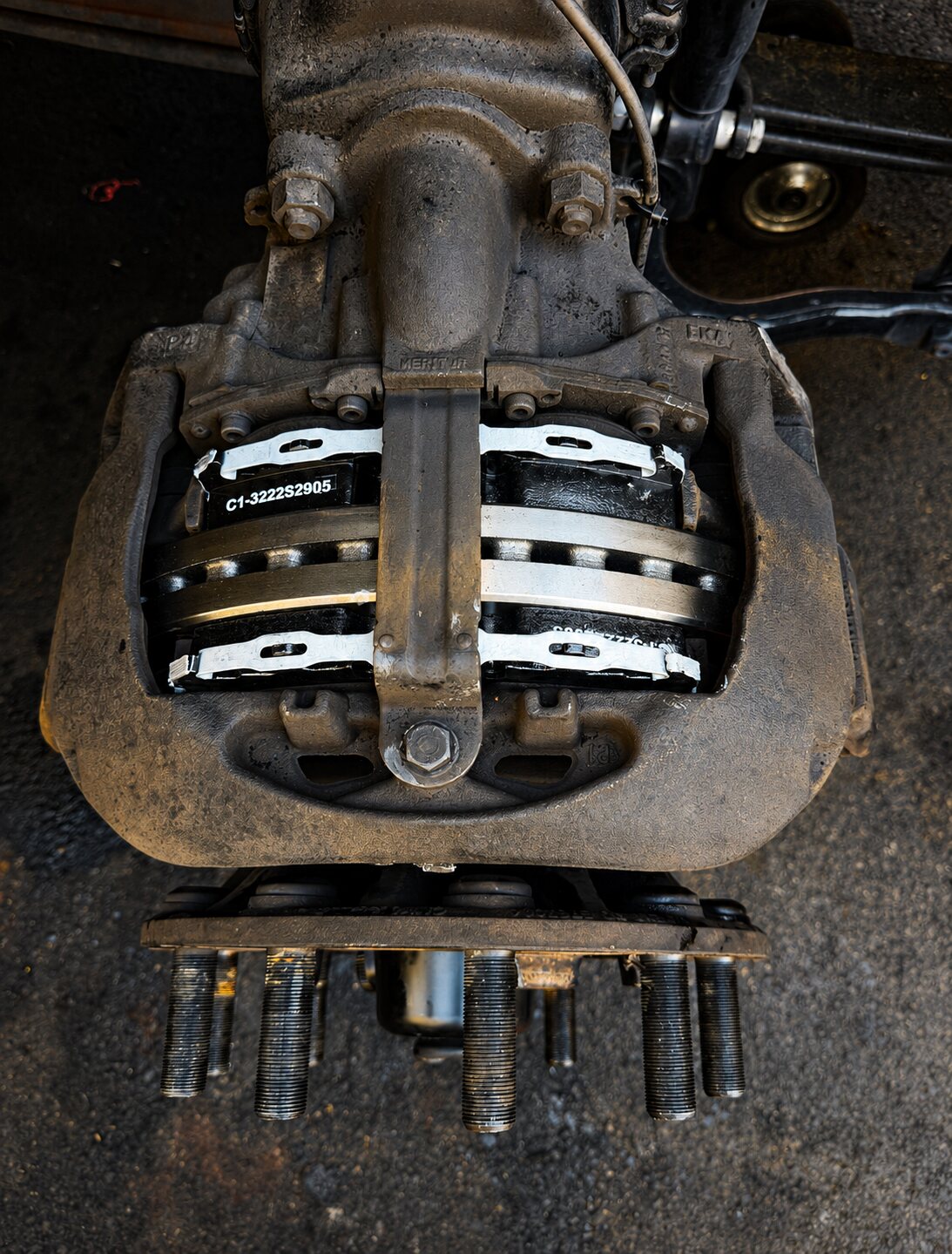 Wheel-End Brake Service — Job 2: New brake pads installed